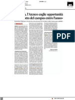 Sogesta, l'Ateneo coglie l'opportunità: primo lotto entro la fine dell'anno - Il Corriere Adriatico del 19 maggio 2022