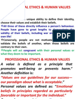 Professional Ethics & Human Values