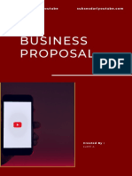 Proposal Sukses Dari Youtube