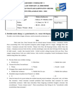 Asesmen Formatif 1 B. Indonesia Kls 1