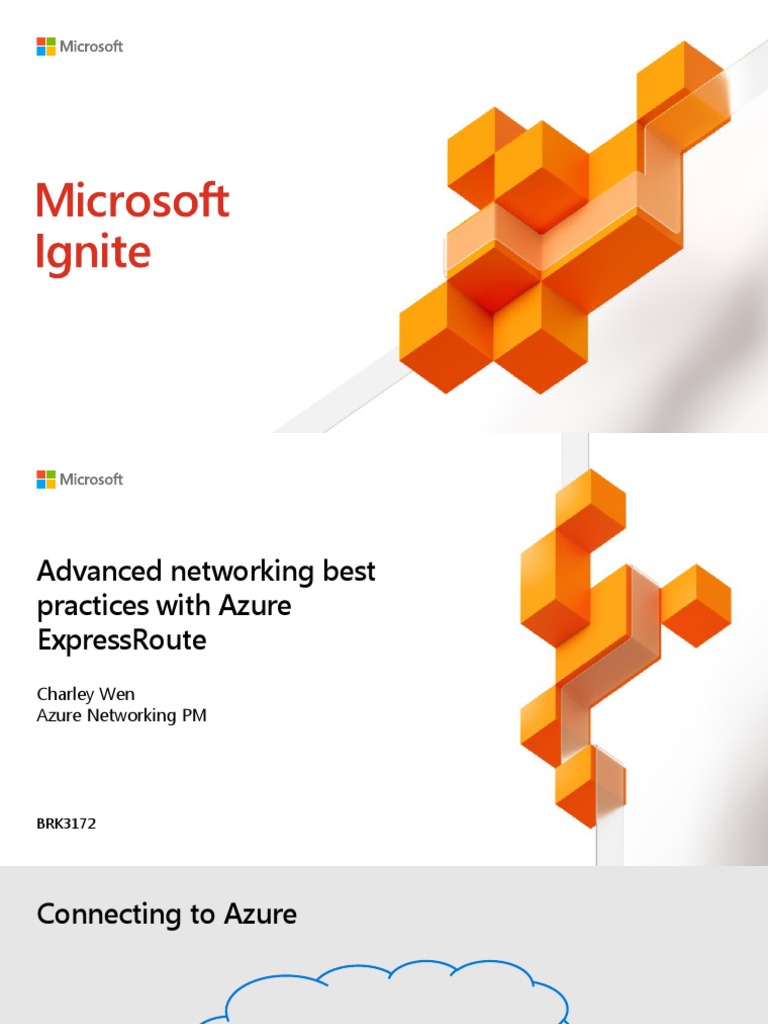 Advanced Networking Best Practices With Azure ExpressRoute PDF