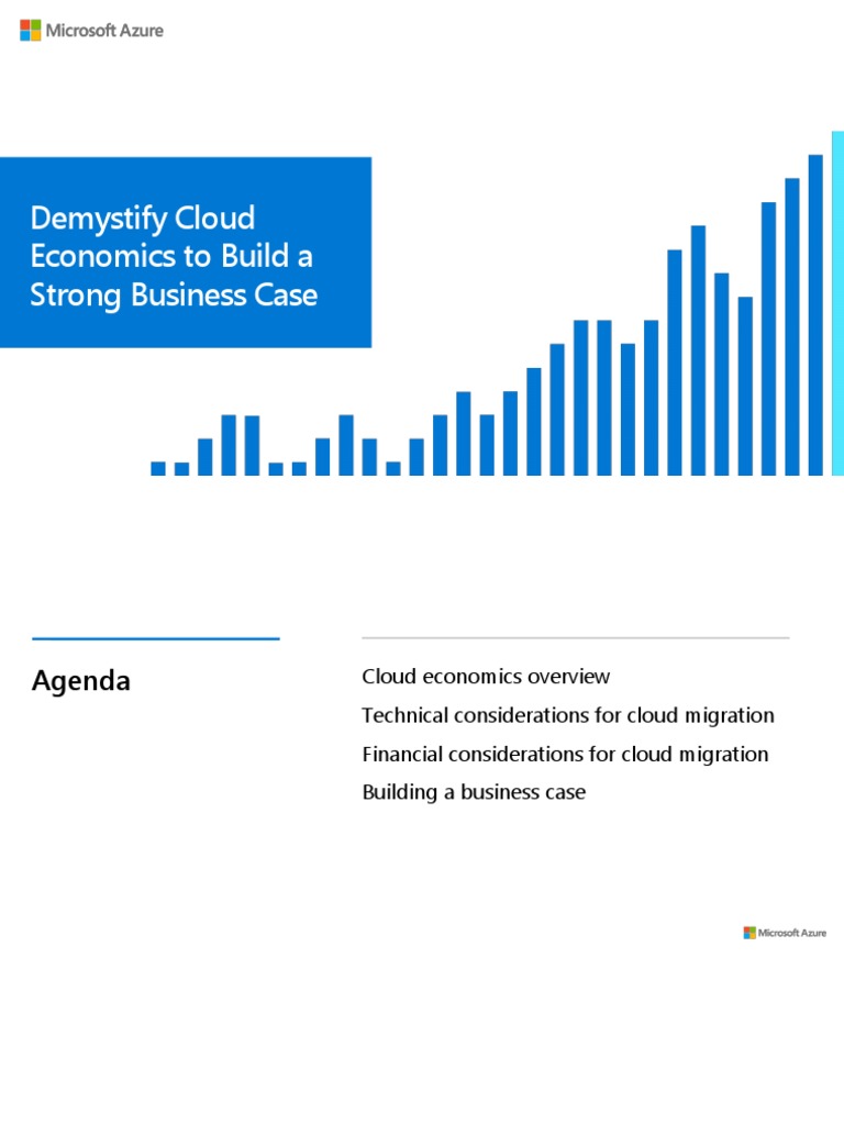 Cloud Economics Customer Pitch Deck | PDF | Cloud Computing | Microsoft ...