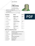 Vocabulary Discovery: Vocabulary Words Ad #'S 1. High-Speed Internet Access 1, 4, 6