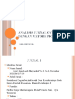 Analisis Jurnal Overdosis Dengan Metode Picot