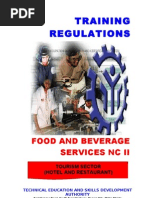 TR F & B Services NC II