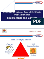 NEBOSH International General Certificate Week 2 Element 6: Fire Hazards and Control
