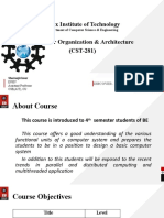 Apex Institute of Technology Computer Organization & Architecture (CST-281)