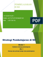 MODUL 1 STRATEGI PEMBELAJARAN DI SD Baru