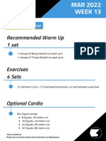 Physical Readiness Programme - 2022