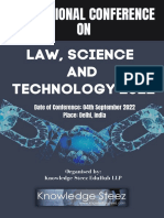 Law, Science AND Technology 2022: International Conference ON
