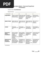 Download Solar System Rubric for Prezi Presentation by kam4189 SN57505041 doc pdf