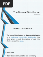 The Normal Distribution