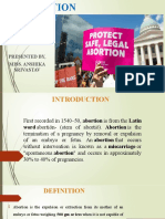 ABORTION: CAUSES, TYPES AND SYMPTOMS