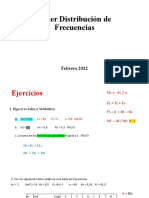 Taller Distribución de Frecuencias