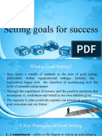 Setting Goals For Success
