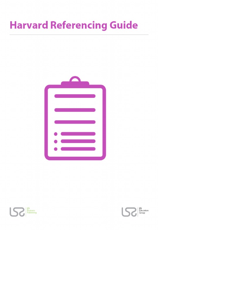 Harvard Referencing Guide PDF