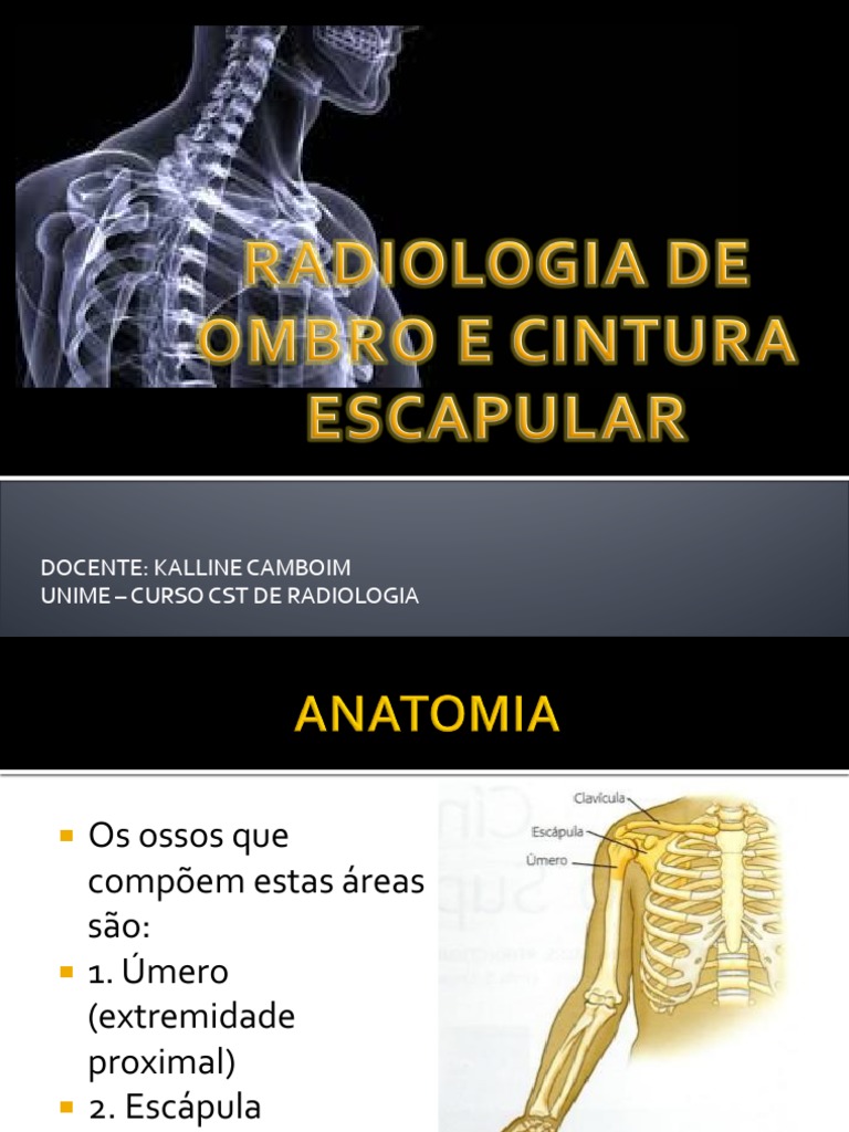 8 - Incidencias Radiologicas de Ombro e Cintura Escapular-1-1, PDF, Cotovelo