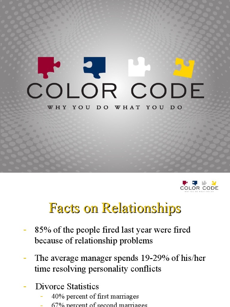 Understanding the Color Code in Relationships | PDF | Leadership ...