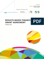 Results-Based Finance (RBF) Grant Agreement: Template