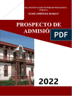 Prospecto Admision 2022 - Marzo