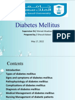 Diabetes Mellitus Presentation Last