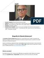 Rómulo Betancourt Aspectos Politicos