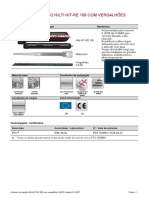 Informacao Tecnica Da Ancoragem HIT RE 100 Com Vergalhoes Informacao Tecnica ASSET DOC LOC 8004025