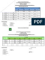 Jadwal Semester GENAP 2022