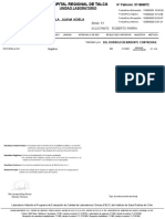 Resultado PCR COVID-19 negativo Juana Espinoza