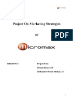 Micromax's Marketing Strategies