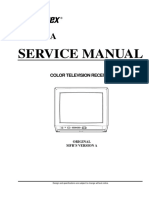 Service Manual: Color Television Receiver