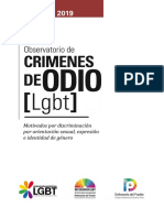 Observatorio Nacional de Crímenes de Odio LGBT - Informe 2019