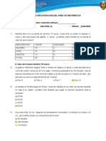 Examen de Recuperación Mate 1°