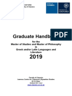 LL MST MPhil Handbook 2019