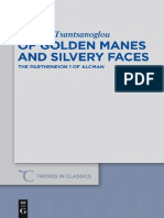 (Trends in Classics - Supplementary Volumes 16) Kyriakos Tsantsanoglou - of Golden Manes and Silvery Faces - The Partheneion 1 of Alcman-De Gruyter (2012)