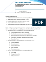 Soal Pre Test Dan Post Test Pelatihan Komunikasi Efektif-1