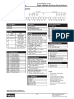 PGP/PGM 511 How To Specify: PGP/PGM511 Ordering Code Single or Multiple Aluminum Pumps & Motors