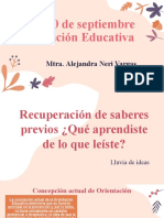 Clase 20 de Septiembre Orientación Educativo