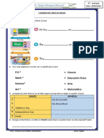 1° Examen 3ro Primaria