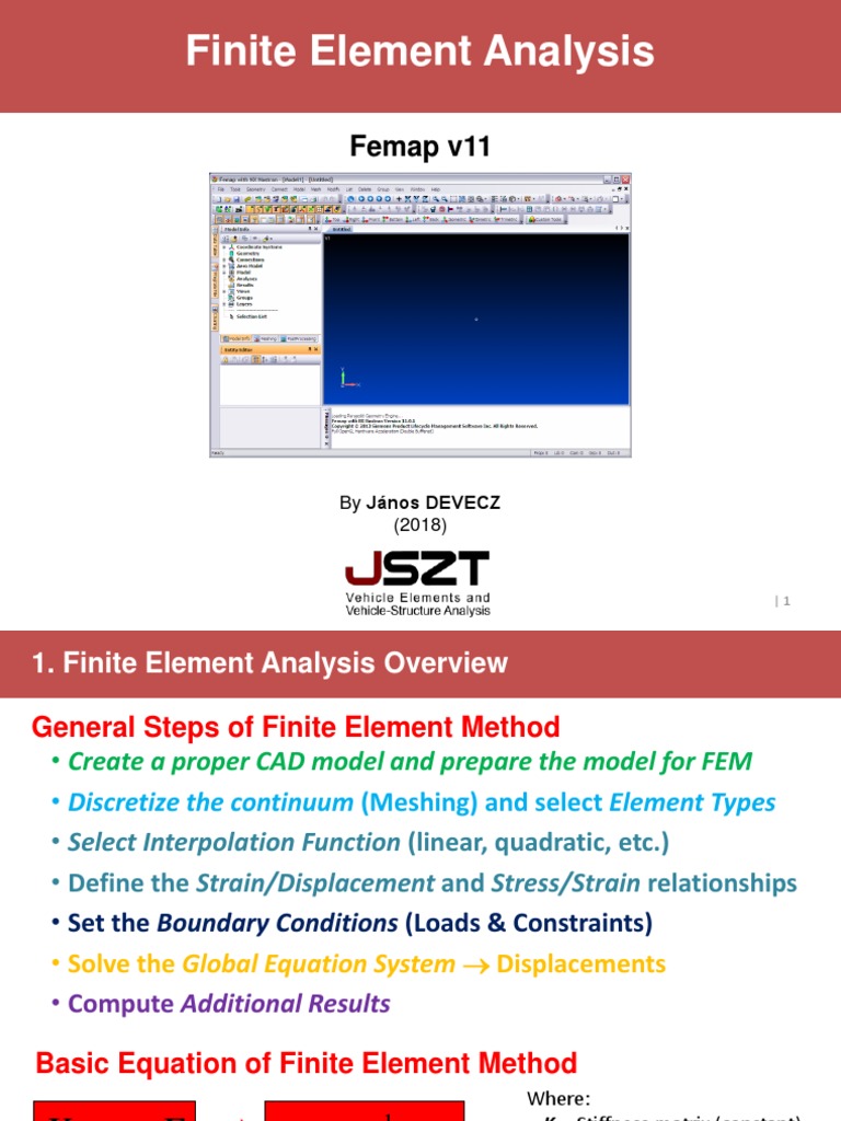 Femap v11 FEM Guide | PDF | Finite Element Method | Stress (Mechanics)