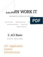 ACI Basic - LEARN WORK IT