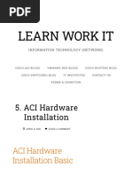 ACI Hardware Installation - LEARN WORK IT