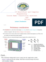 Department of Electrical and Computer Engineering Course Name:-Electrical Machines and Drives