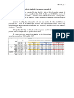 Proiect Statistică Macroeconomică