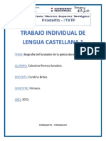 Biografia Del Pastor Virginio Arevalos - LENGUA CASTELLANA 1