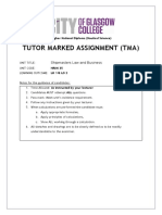 Tutor Marked Assignment (Tma) : Shipmasters Law and Business