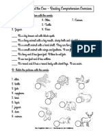 The Jaguar and The Cow - Worksheets
