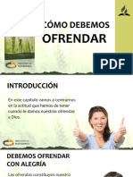 7. CÓMO DEBEMOS OFRENDAR