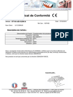 Lecosinus Transfo160kva Certificat