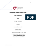 Tarea Académica 2 - Derecho Empresarial